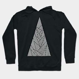 White Triangle Hoodie